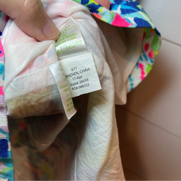 Lilly Pulitzer Adara Sleeveless “Dive In” Shift Dress Womens Size 0 - Picture 4 of 8